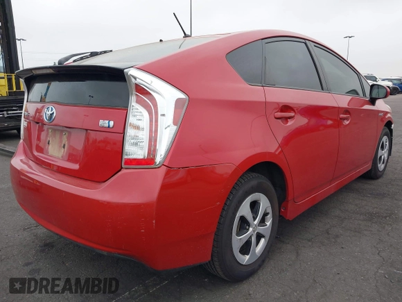 2015 Toyota Prius Four with VIN JTDKN3DU0F0428944, listed as a IAAI auction lot 42043343 with 166,843 mi miles. Bid and sale history available at carsss.com. Image 4.