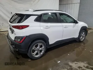 2023 Hyundai Kona SEL with VIN KM8K6CAB4PU943936, listed as a Copart auction lot 53480865 with 20,968 mi miles and Salvage Title. Bid and sale history available at carsss.com. Image 3.