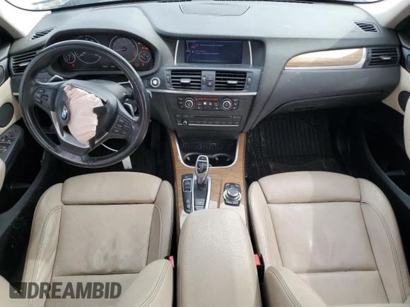 2011 BMW X3 35i with VIN 5UXWX7C56BLT78815, listed as a Copart auction lot 47511435 with 122,453 mi miles and Salvage Title. Bid and sale history available at DreamBid. Image 8.