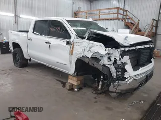 2021 GMC Sierra 1500 SLT z VIN 1GTU9DEL9MZ130135, wystawiony jako IAAI lot #41677937 z przebiegiem 129 657 mil mil oraz . Historia ofert i sprzedaży dostępna na DreamBid. Obrazek 1.