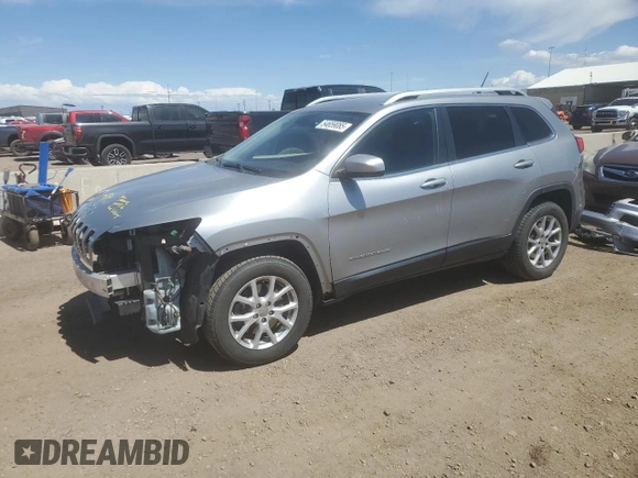 2015 Jeep Cherokee Latitude with VIN 1C4PJMCB6FW734003, listed as a Copart auction lot 54659085 with 146,379 mi miles and Salvage Title. Bid and sale history available at DreamBid. Image 1.
