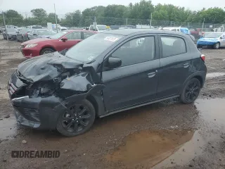 2024 Mitsubishi Mirage Black Edition z VIN ML32AWHJ3RH012246, wystawiony jako Copart lot #59327875 z przebiegiem 14 677 mil mil oraz Szkoda całkowita • Salvage title. Historia ofert i sprzedaży dostępna na DreamBid. Obrazek 1.