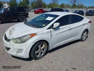 2012 Hyundai Elantra Limited with VIN 5NPDH4AE6CH063798, listed as a IAAI auction lot 42008129 with 150,715 mi miles. Bid and sale history available at carsss.com. Image 2.