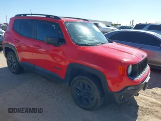 2018 Jeep Renegade Upland z VIN ZACCJBABXJPH73091, wystawiony jako IAAI lot #42412315 z przebiegiem 45 297 mil mil oraz . Historia ofert i sprzedaży dostępna na DreamBid. Obrazek 1.