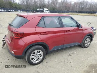 2021 Hyundai Venue SE with VIN KMHRB8A39MU066548, listed as a Copart auction lot 49152605 with 64,568 mi miles and Salvage Title. Bid and sale history available at DreamBid. Image 3.
