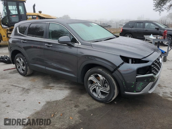 2021 Hyundai Santa Fe SE with VIN 5NMS14AJ8MH366606, listed as a Copart auction lot 43437755 with 53,109 mi miles and Salvage Title. Bid and sale history available at carsss.com. Image 4.