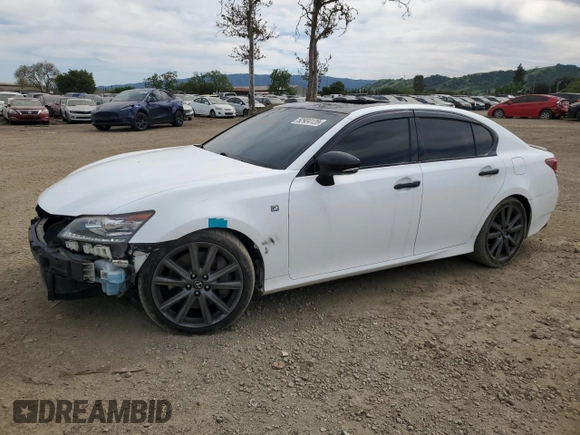 2015 Lexus GS 350 with VIN JTHBE1BL3FA012443, listed as a Copart auction lot 52904125 with 111,832 mi miles and Salvage Title. Bid and sale history available at carsss.com. Image 1.