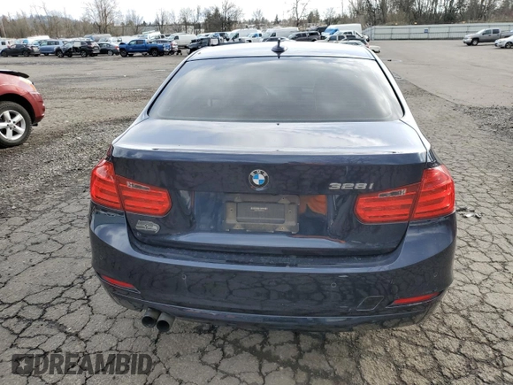2014 BMW 3 Series 328i with VIN WBA3C1C56EK109623, listed as a Copart auction lot 49071395 with 153,026 mi miles and Salvage Title. Bid and sale history available at carsss.com. Image 6.