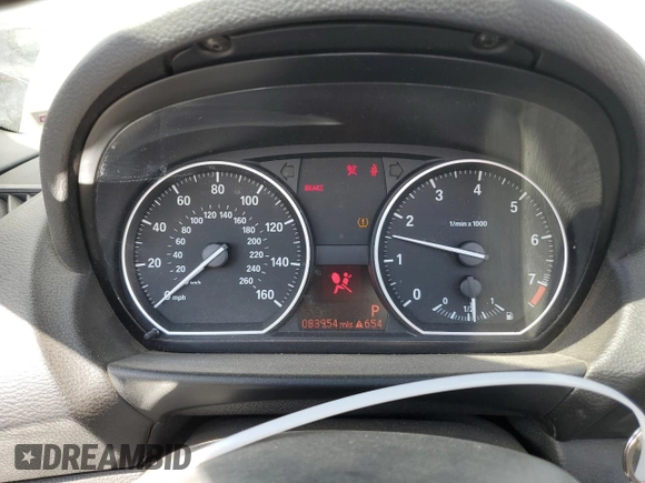 2009 BMW 1 Series 128i with VIN WBAUL73509VJ76763, listed as a Copart auction lot 66763214 with 83,954 mi miles and Salvage Title. Bid and sale history available at DreamBid. Image 9.