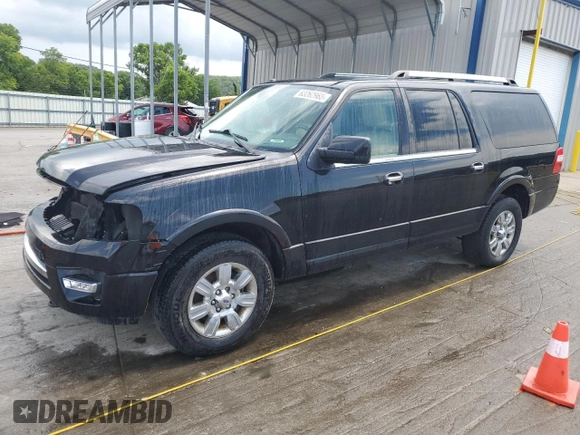 2015 Ford Expedition Max Limited with VIN 1FMJK2AT5FEF27137, listed as a Copart auction lot 63262965 with 113,414 mi miles and Salvage title. Bid and sale history available at DreamBid. Image 1.