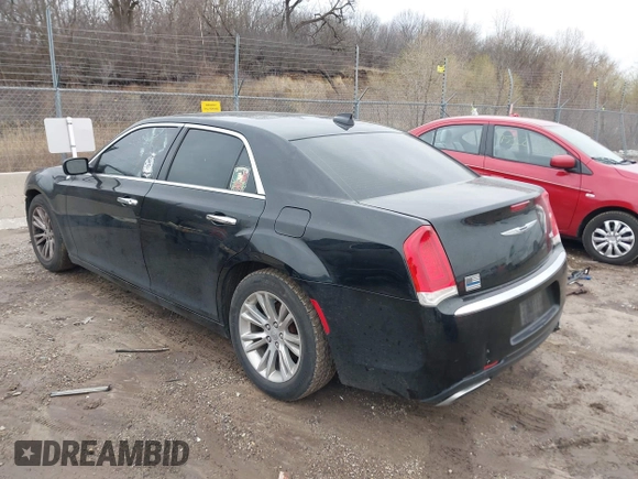 2016 Chrysler 300 with VIN 2C3CCAEG0GH348651, listed as a IAAI auction lot 41967981 with 141,728 mi miles. Bid and sale history available at carsss.com. Image 3.