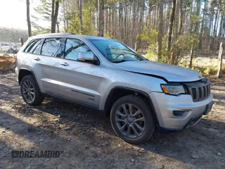 2016 Jeep Grand Cherokee Limited 75th Anniversary with VIN 1C4RJFBT9GC400873, listed as a IAAI auction lot 41834112 with 110,457 mi miles and . Bid and sale history available at DreamBid. Image 1.