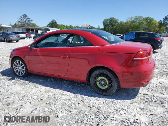 2013 Volkswagen Eos Komfort with VIN WVWBW8AH7DV000421, listed as a Copart auction lot 51988795 with 102,155 mi miles and Salvage Title. Bid and sale history available at DreamBid. Image 2.