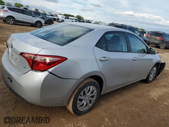 2019 Toyota Corolla L with VIN 5YFBURHEXKP898116, listed as a Copart auction lot 51124175 with 87,250 mi miles and Salvage Title. Bid and sale history available at DreamBid. Image 3.