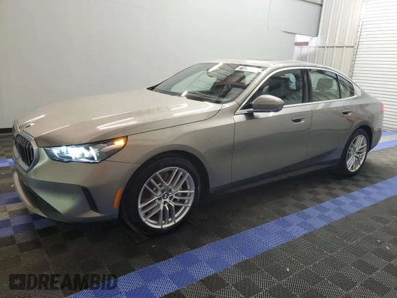 2024 BMW 5 Series 530i with VIN WBA43FJ03RCR71576, listed as a Copart auction lot 71856374 with 18,994 mi miles and Clean Title. Bid and sale history available at carsss.com. Image 1.