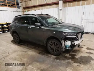 2023 Kia Sorento X-Line SX Prestige with VIN 5XYRKDLF8PG224341, listed as a Copart auction lot 44988145 with 16,400 mi miles and Salvage Title. Bid and sale history available at DreamBid. Image 12.