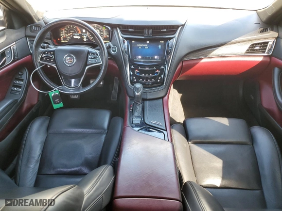 2014 Cadillac CTS Sedan Premium AWD with VIN 1G6AZ5S30E0145483, listed as a Copart auction lot 76355864 with 89,917 mi miles and Salvage Title. Bid and sale history available at carsss.com. Image 8.