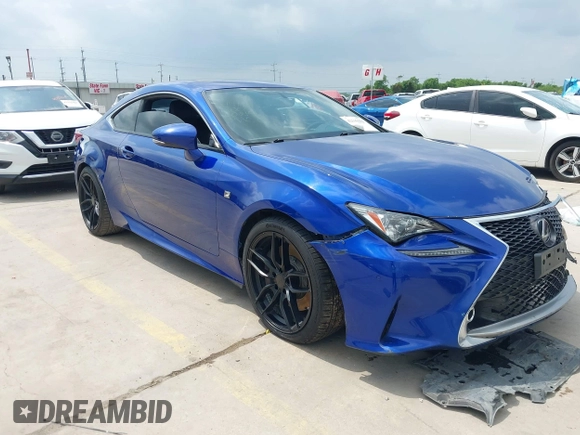 2016 Lexus RC 200t F Sport z VIN JTHHA5BC7G5002196, wystawiony jako IAAI lot #42115939 z przebiegiem 122 093 mil mil oraz . Historia ofert i sprzedaży dostępna na DreamBid. Obrazek 1.