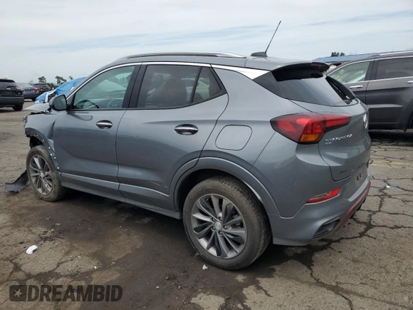 2021 Buick Encore GX Essence with VIN KL4MMGSL6MB168476, listed as a Copart auction lot 64401285 with 19,609 mi miles and Salvage title. Bid and sale history available at DreamBid. Image 2.