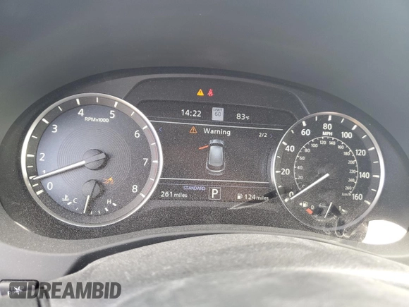 2024 Infiniti QX50 Sport with VIN 3PCAJ5FA0RF113900, listed as a Copart auction lot 78570734 with 261 mi miles and Salvage title. Bid and sale history available at DreamBid. Image 9.