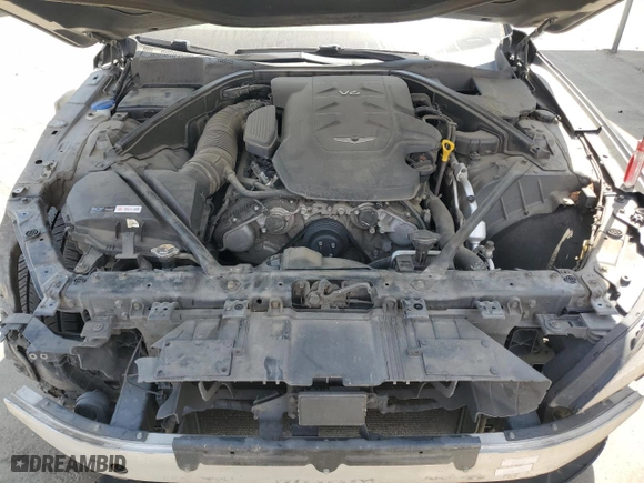 2018 Genesis G80 3.8L with VIN KMHGN4JE2JU277420, listed as a Copart auction lot 67351614 with 145,203 mi miles and Salvage Title. Bid and sale history available at carsss.com. Image 11.