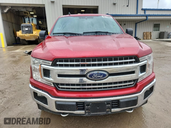 2020 Ford F-150 XL with VIN 1FTEW1E58LFB80912, listed as a Copart auction lot 65170605 with 75,815 mi miles and Salvage title. Bid and sale history available at DreamBid. Image 5.
