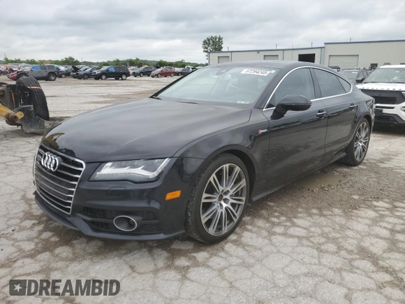 2014 Audi A7 Prestige with VIN WAU2GAFC0EN131545, listed as a Copart auction lot 57294245 with 117,646 mi miles and Salvage title. Bid and sale history available at DreamBid. Image 1.