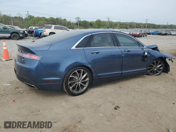 2019 Lincoln MKZ Reserve I with VIN 3LN6L5C92KR632134, listed as a Copart auction lot 54384205 with 71,493 mi miles and Salvage title. Bid and sale history available at DreamBid. Image 3.