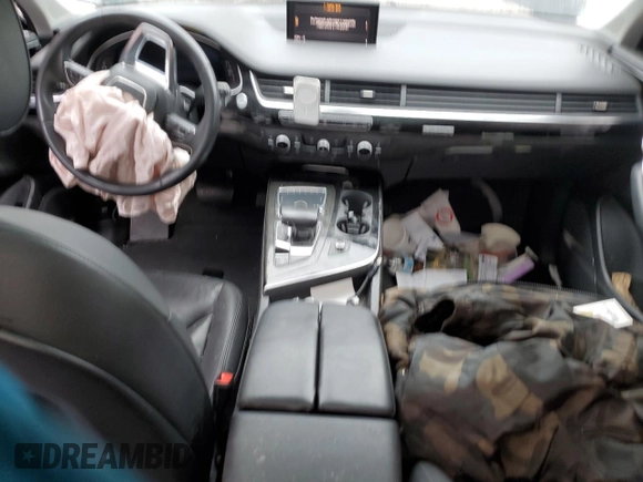 2018 Audi Q7 Premium Plus with VIN WA1LAAF77JD003034, listed as a Copart auction lot 45702015 with 0 mi miles and Salvage Title. Bid and sale history available at carsss.com. Image 8.
