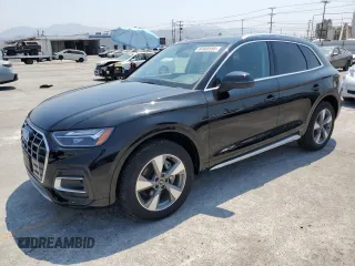 2023 Audi Q5 Premium Plus with VIN WA1BBAFY0P2162676, listed as a Copart auction lot 64968595 with 18,562 mi miles and Salvage title. Bid and sale history available at DreamBid. Image 1.