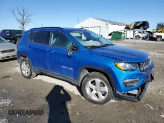2021 Jeep Compass Latitude z VIN 3C4NJDBB5MT507557, wystawiony jako Copart lot #88755955 z przebiegiem 46 134 mil mil oraz Nie do naprawy • Non repairable. Historia ofert i sprzedaży dostępna na DreamBid. Obrazek 4.