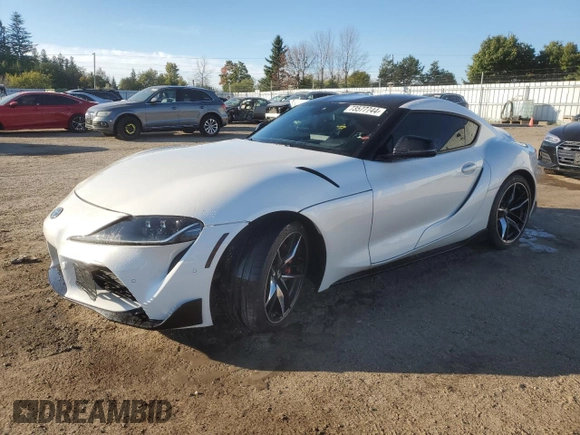 2020 Toyota GR Supra 3.0 with VIN WZ1DB4C01LW025149, listed as a Copart auction lot 73577744 with 51,773 mi miles and Clean Title. Bid and sale history available at carsss.com. Image 1.