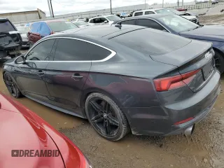 2018 Audi A5 Sportback Premium Plus with VIN WAUENCF55JA136824, listed as a Copart auction lot 47291714 with 33,866 mi miles. Bid and sale history available at carsss.com. Image 2.