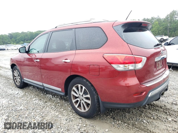 2016 Nissan Pathfinder Platinum with VIN 5N1AR2MN8GC646032, listed as a Copart auction lot 58304595 with 79,979 mi miles and Salvage title. Bid and sale history available at DreamBid. Image 2.