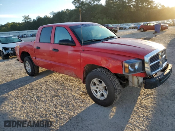 2007 Dodge Dakota SLT with VIN 1D7HE48K97S124581, listed as a Copart auction lot 73698864 with 179,562 mi miles and Salvage Title. Bid and sale history available at DreamBid. Image 4.