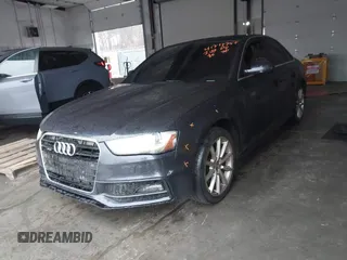 2014 Audi A4 Premium Plus with VIN WAUFFAFL7EN040132, listed as a IAAI auction lot 41717787 with 194,009 mi miles. Bid and sale history available at carsss.com. Image 2.