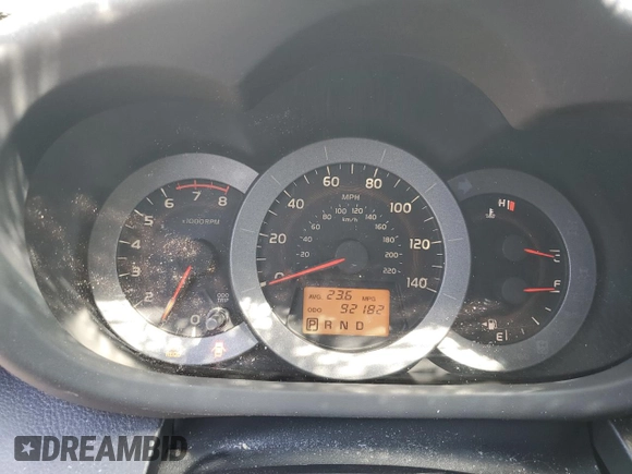 2011 Toyota RAV4 Sport with VIN JTMRF4DV7B5037314, listed as a Copart auction lot 59550115 with 92,182 mi miles and Salvage title. Bid and sale history available at DreamBid. Image 9.