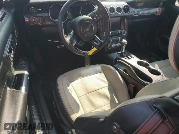 2015 Ford Mustang EcoBoost with VIN 1FA6P8TH4F5341232, listed as a Copart auction lot 58995735 with 202,383 mi miles and Salvage title. Bid and sale history available at DreamBid. Image 8.
