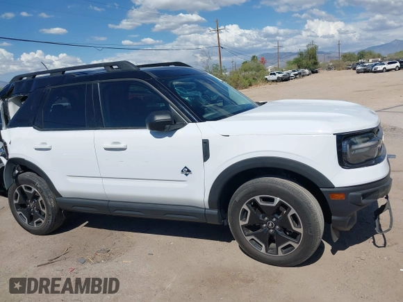 2024 Ford Bronco Sport Outer Banks with VIN 3FMCR9C65RRE03245, listed as a IAAI auction lot 42571723 with 32,918 mi miles and . Bid and sale history available at DreamBid. Image 13.