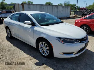 2015 Chrysler 200 C with VIN 1C3CCCCB2FN575185, listed as a Copart auction lot 48796904 with 51,752 mi miles and Salvage Title. Bid and sale history available at carsss.com. Image 4.