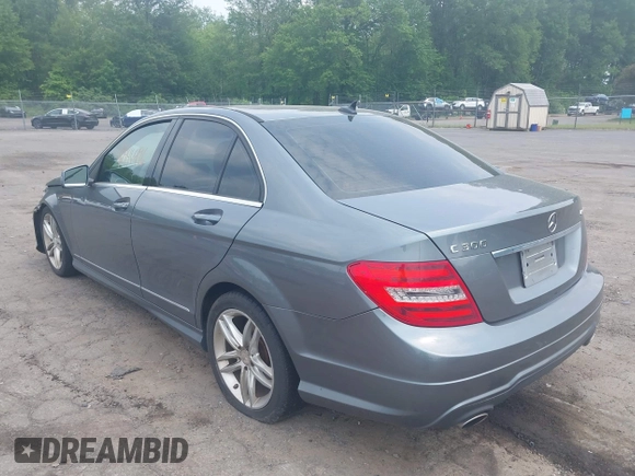 2012 Mercedes-Benz C 300 Sport with VIN WDDGF8BBXCR209813, listed as a IAAI auction lot 42446496 with 138,302 mi miles and . Bid and sale history available at DreamBid. Image 3.