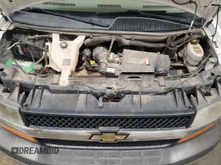 2013 Chevrolet Express Passenger LT with VIN 1GAZG1FG5D1118406, listed as a Copart auction lot 81705434 with 87,326 mi miles and Salvage title. Bid and sale history available at DreamBid. Image 12.