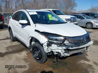 2022 Honda HR-V EX with VIN 3CZRU6H50NM727023, listed as a IAAI auction lot 41749628 with 64,128 mi miles. Bid and sale history available at carsss.com. Image 1.