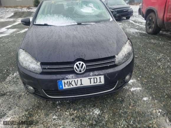 2013 Volkswagen Golf TDI w/Sunroof & Nav with VIN WVWNM7AJ4DW061607, listed as a Copart auction lot 83153834 with 115,472 mi miles and Salvage Title. Bid and sale history available at carsss.com. Image 5.