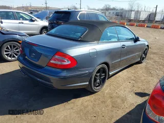 2005 Mercedes-Benz CLK-Class AMG with VIN WDBTK76G35T040484, listed as a IAAI auction lot 41741145 with 36,299 mi miles. Bid and sale history available at carsss.com. Image 4.