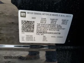 2024 Chevrolet Blazer LT с VIN 3GNKBDR43RS169779, выставлен на аукционе Copart как лот 80995584 с пробегом 8 454 миль миль и Списание • Salvage title. История ставок и продаж доступна на DreamBid. Изображение 13.
