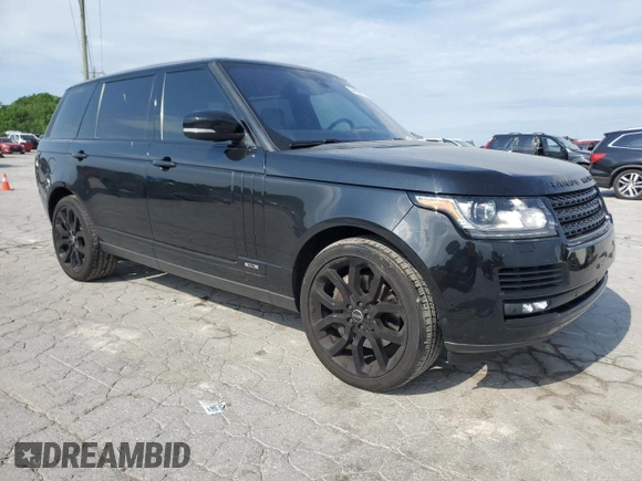 2016 Land Rover Range Rover Supercharged with VIN SALGS3EF3GA256976, listed as a Copart auction lot 54989875 with 111,497 mi miles and Clean title. Bid and sale history available at DreamBid. Image 4.