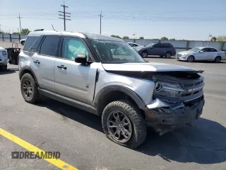 2021 Ford Bronco Sport Big Bend with VIN 3FMCR9B6XMRA99517, listed as a Copart auction lot 58778665 with 29,064 mi miles and Salvage title. Bid and sale history available at DreamBid. Image 4.