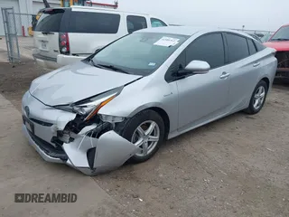 2018 Toyota Prius Two with VIN JTDKARFU7J3549201, listed as a IAAI auction lot 41589765 with 125,500 mi miles. Bid and sale history available at carsss.com. Image 2.
