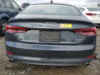 2018 Audi A5 Sportback Premium Plus with VIN WAUENCF59JA063036, listed as a Copart auction lot 41393594 with 0 mi miles. Bid and sale history available at carsss.com. Image 6.